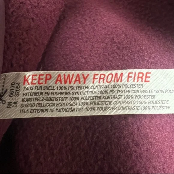 NWT Free People Movement x Hatch Hit The Slopes Fleece Jacket Medium Deep Maroon - Picture 15 of 15